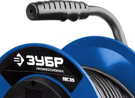 Удлинитель на катушке &quot;ПВС 315&quot;, 50 м, 3500 Вт, 4 гнезда, IP44, ПВС 3х1,5 кв мм, ЗУБР 55081-50 купить в Нягани