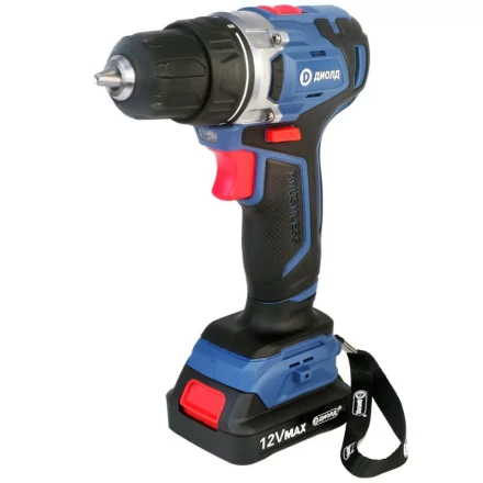 Аккумуляторная дрель-шуруповерт Диолд ДЭА-12ЛИ-08 купить в Нягани