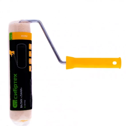 Валик &quot;Лаки&quot; 250 мм ворс 5 мм D 48 мм D ручки 8 мм Велюр Сибртех 80179 купить в Нягани