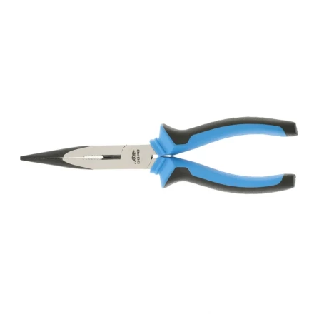 Длинногубцы прямые 200 мм хром-ванадий двухкомпонентные рукоятки БАРС 17196 купить в Нягани