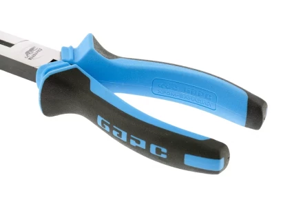 Длинногубцы прямые 200 мм хром-ванадий двухкомпонентные рукоятки БАРС 17196 купить в Нягани