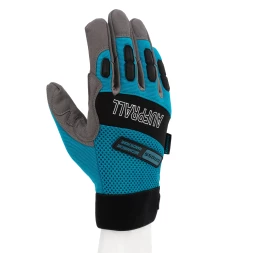 Перчатки универсальные комбинированные, с защитными накладками, STYLISH, размер L (9)// Gross 90319