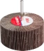 Круг шлифовальный ЗУБР &quot;МАСТЕР&quot; веерный лепестковый, на шпильке, тип КЛО, зерно-электрокорунд нормальный, P100, 40х80мм 36604-100 купить в Нягани