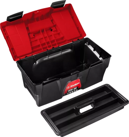 Ящик для инструмента &quot;НЕВА-20&quot; пластиковый, ЗУБР 38323-20 купить в Нягани