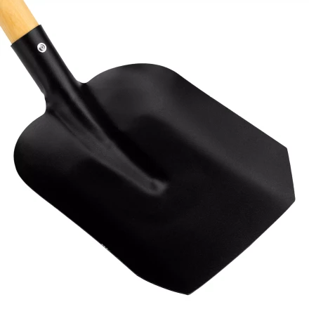 Лопата совковая, 235х270х1300 мм, деревянный черенок с пропиткой, Россия Сибртех 614595 купить в Нягани