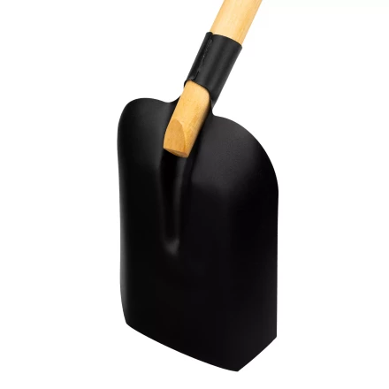 Лопата совковая, 235х270х1300 мм, деревянный черенок с пропиткой, Россия Сибртех 614595 купить в Нягани