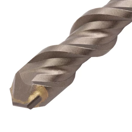 Бур по бетону Denzel, 18 x 260 мм, двойная спираль, три пылеотводящие кромк, 705043 купить в Нягани
