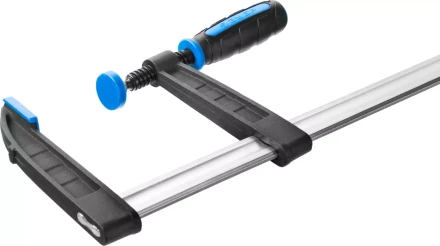 Струбцина ЗУБР &quot;ПРОФЕССИОНАЛ&quot;, тип &quot;F&quot;, двухкомпонентная ручка, стальная закаленная рейка, 120х1000мм 32155-120-1000 купить в Нягани