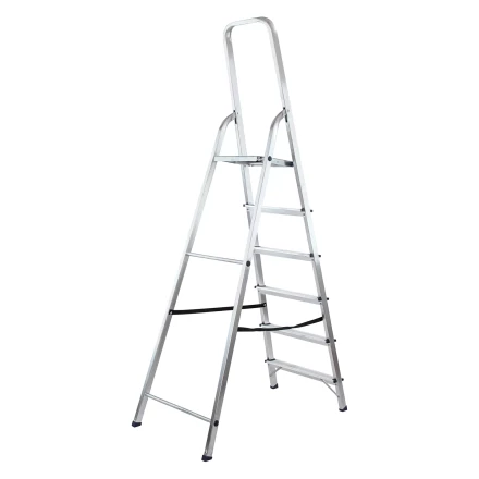 Стремянка усиленная MTX 9771577, 6 ступеней, алюминиевая, Россия купить в Нягани