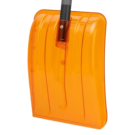 Лопата для уборки снега Сибртех 61673, поликарбонат, 270х360х840 мм, стальной черенок, усиленная купить в Нягани