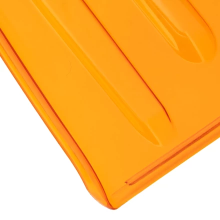 Лопата для уборки снега Сибртех 61673, поликарбонат, 270х360х840 мм, стальной черенок, усиленная купить в Нягани