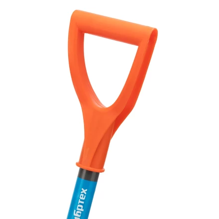 Лопата для уборки снега Сибртех 61673, поликарбонат, 270х360х840 мм, стальной черенок, усиленная купить в Нягани