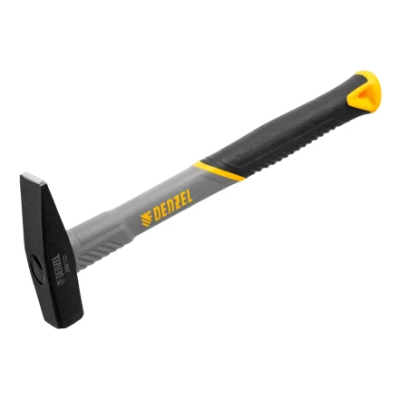 Молоток слесарный, 200 г Denzel, кованый, фибергласовая рукоятка c TPR покрытием 10482 купить в Нягани