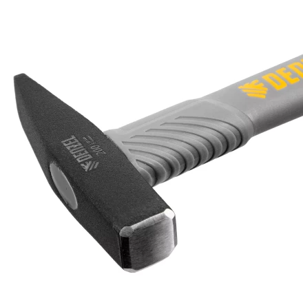 Молоток слесарный, 200 г Denzel, кованый, фибергласовая рукоятка c TPR покрытием 10482 купить в Нягани