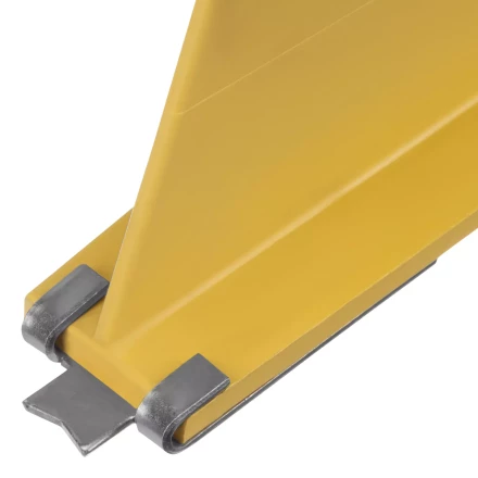 Упор противооткатный для грузового транспорта Stels 56778, ЖЕЛТЫЙ, 35 т, 473х200х205 мм купить в Нягани