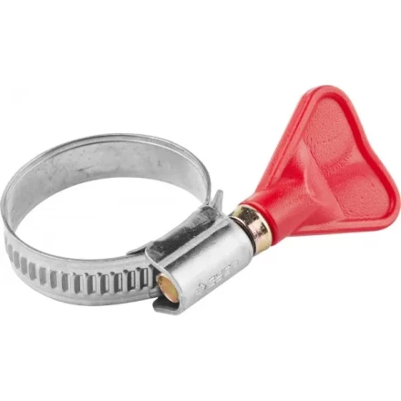 Хомуты ЗУБР &quot;ЭКСПЕРТ&quot; &quot;Бабочка&quot;, нерж. сталь, накатная лента 9 мм, 20-32 мм, 2 шт 37835-20-32 купить в Нягани