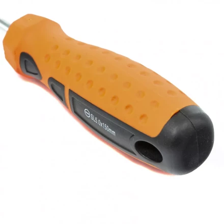 Отвертка &quot;Point&quot;, SL5,0 х 150 мм, CrV, 2-х компонентная рукоятка Sparta 11767 купить в Нягани