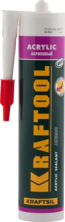 Герметик акриловый KRAFTOOL белый, 300мл 41251-0 купить в Нягани
