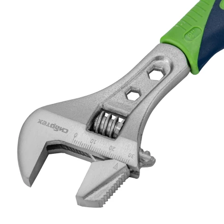 Ключ разводной Сибртех, 200мм, переставная губка, 2-х комп.рукоятка, 15598 купить в Нягани