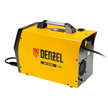Аппарат инвертор. полуавтомат. cварки Denzel IMIG-185SDR 94363, 180 А, ПВ 60%, катушка 5 кг купить в Нягани