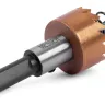 HSS-TiN коронка MESSER  24мм с центр. сверлом и толкающей пружиной для  лист. материала  до 2 мм ц/х купить в Нягани