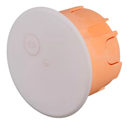 Коробка монтажная СВЕТОЗАР для подштукатурного монтажа, макс. напряжение 400В, с крышкой, 68х47мм, круглая SV-54923 купить в Нягани