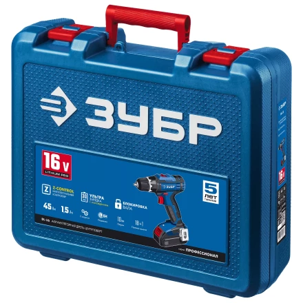 Дрель-шуруповерт 2 АКБ DL-16 A5 серия ПРОФЕССИОНАЛ купить в Нягани