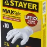 Перчатки STAYER "MASTER" латексные экстратонкие, L, 10шт 11206-L купить в Нягани
