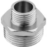 Бочонок ЗУБР "ЭКСПЕРТ" переходной, никелированная латунь, 1/2"-3/4" 51241-1/2-3/4 купить в Нягани