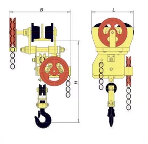 Таль ручная червячная передвижная ТРЧП 5,0 т 6 м 101563 купить в Нягани