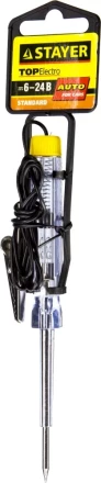 Пробник STAYER &quot;STANDARD&quot; для автопроводки, 6-24В, флажок-подвеска 2573-24V_z01 купить в Нягани