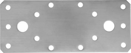 ЗУБР НКП-2.0, 140 x 55 x 2 мм, нержавеющая крепежная пластина, Профессионал (310636-140) купить в Нягани