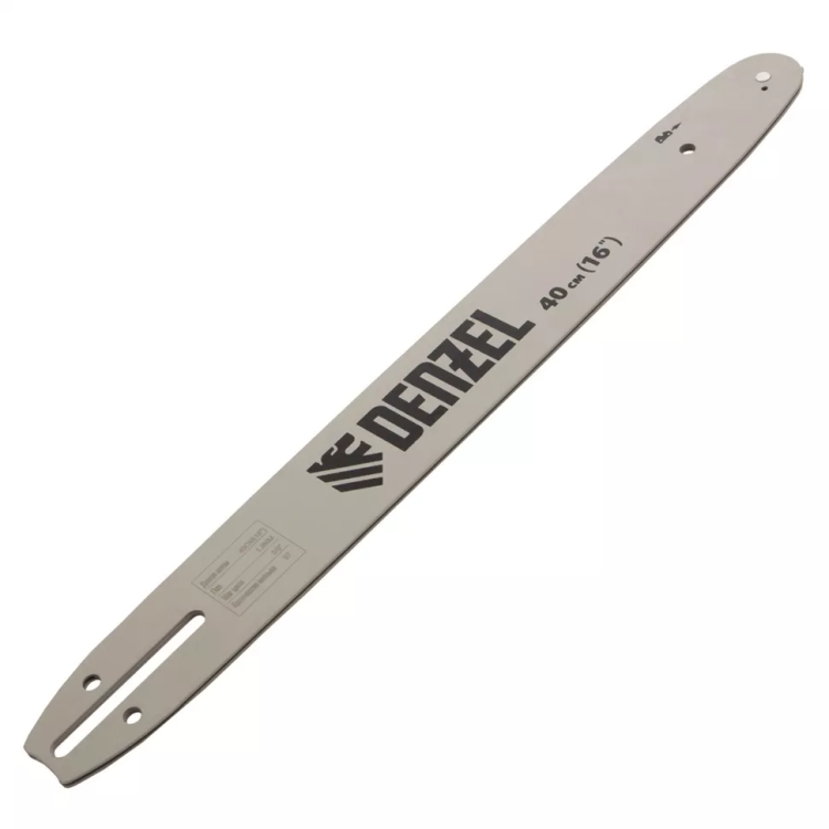 Шина для бензопилы Denzel DGS-4516, длина 40 см (16"), шаг 3/8", паз 1.3 мм, 57 звеньев купить в Нягани