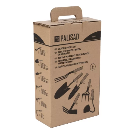 Набор садового инструмента Palisad 629127, пластиковые рукоятки, 6 предметов купить в Нягани