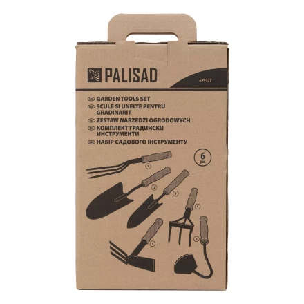 Набор садового инструмента Palisad 629127, пластиковые рукоятки, 6 предметов купить в Нягани