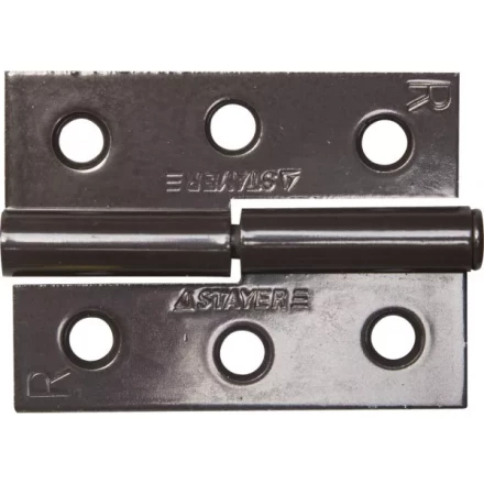 Петля дверная STAYER &quot;MASTER&quot; разъемная, цвет коричневый, правая, 65мм 37613-65-3R купить в Нягани