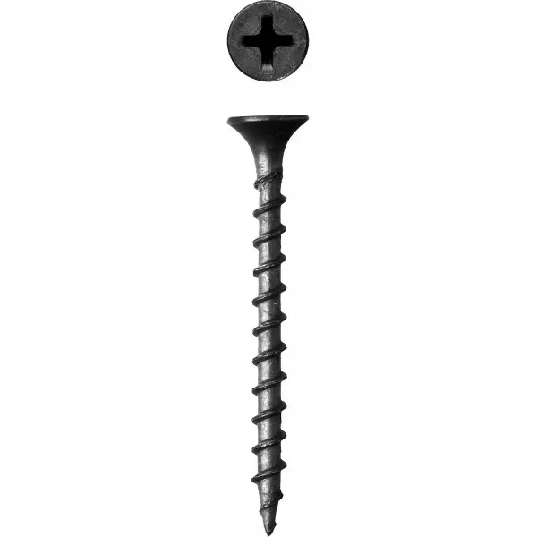 Саморезы фосфатированные с крупной резьбой, гипсокартон-дерево, ЗУБР 4-300030-48-090, PH2, 4,8 х 90 мм, 700 шт 4-300030-48-090 купить в Нягани