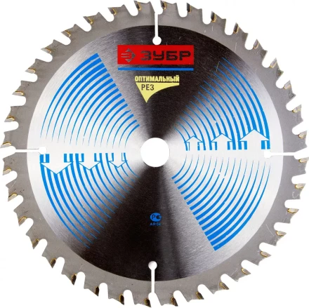 Диск пильный ЗУБР &quot;ЭКСПЕРТ&quot; &quot;Оптимальный рез&quot; по дереву, 160х16мм, 24Т 36903-160-16-24 купить в Нягани