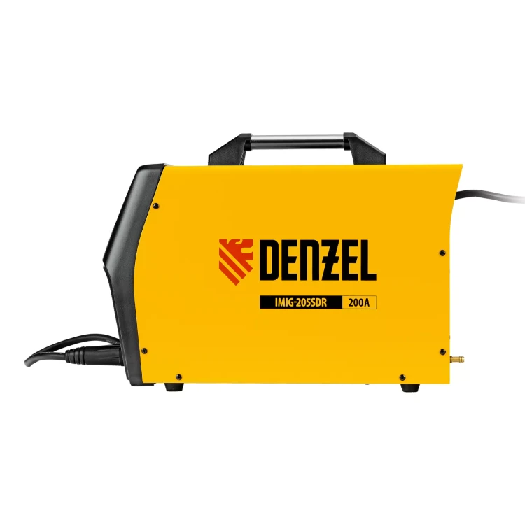 Аппарат инвертор. полуавтомат. cварки Denzel IMIG-205SDR, 200 А, ПВ 60%, катушка 5 кг купить в Нягани