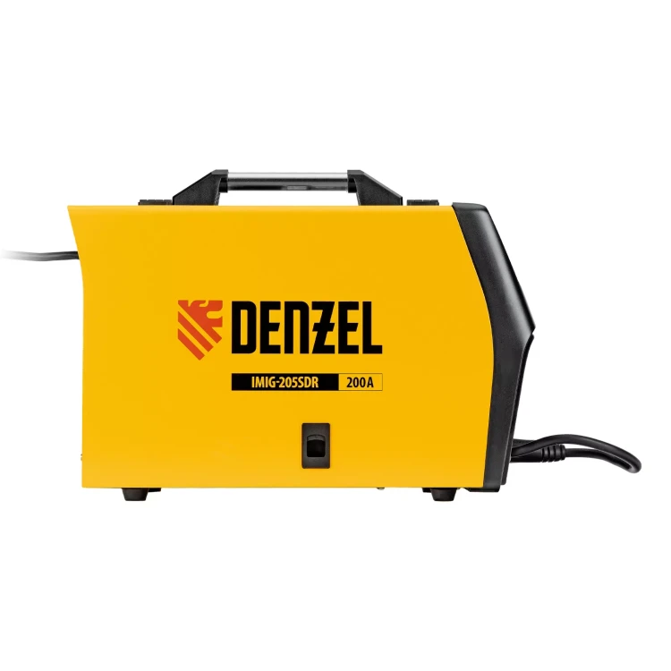 Аппарат инвертор. полуавтомат. cварки Denzel IMIG-205SDR, 200 А, ПВ 60%, катушка 5 кг купить в Нягани