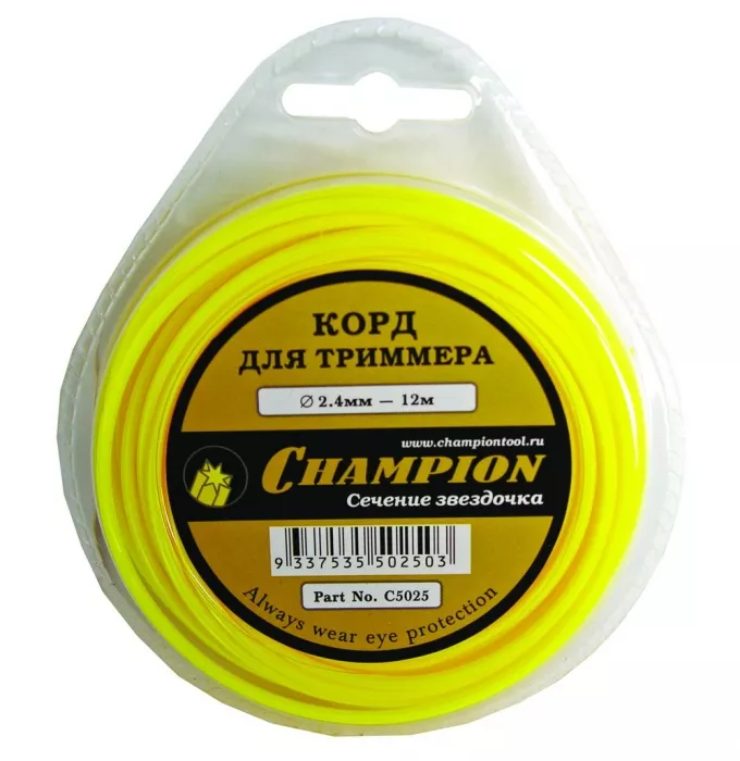 Леска "Квадрат" скрученный квадрат 2.4 мм 15м купить в Нягани
