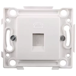 Розетка СВЕТОЗАР телефонная, 1 гнездо SV-55245-1