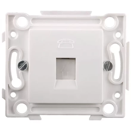 Розетка СВЕТОЗАР телефонная, 1 гнездо SV-55245-1 купить в Нягани