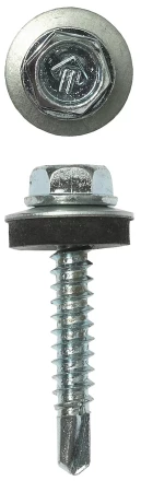 Саморезы ЗУБР &quot;ПРОФЕССИОНАЛ&quot; оцинков., для крепл. кров. матер. к дерев. обреш., 4.8x29мм, 400шт 4-300315-48-029 купить в Нягани