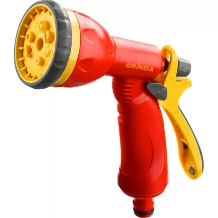 Распылитель GRINDA поливочный пластиковый, тип пистолетный, 8 позиционный 8-427370_z02 купить в Нягани