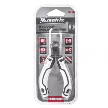 Кусачки торцевые Mini 105 мм авторазжим Pro Matrix 17837 купить в Нягани