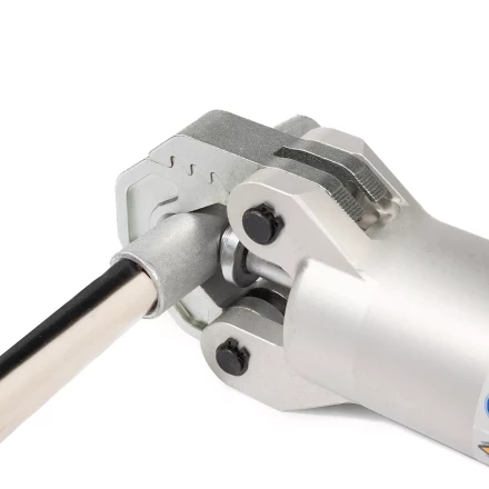 Пресс гидравлический ручной безматричный КВТ ПГРс-240 БМА из алюминиевого сплава с механизмом АСД для опрессовки наконечников до 240 мм2 (101937) купить в Нягани