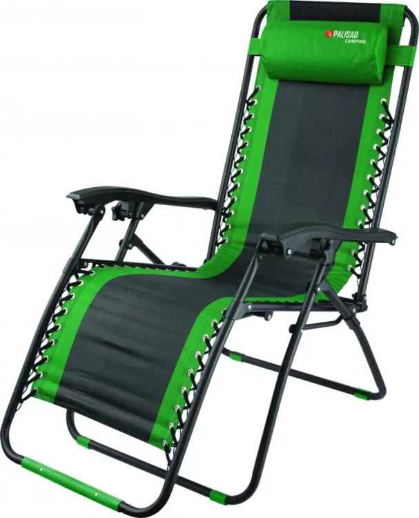 Кресло-шезлонг складное многопозиционное 160х63,5х109cм Camping Palisad 69606 купить в Нягани