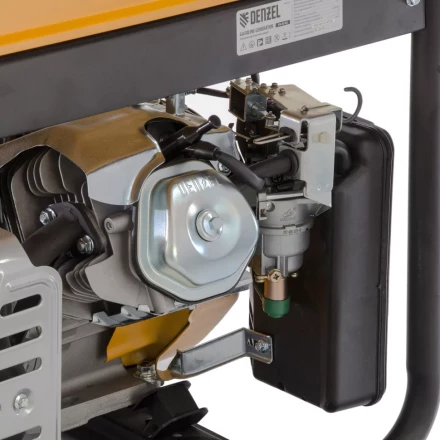 Генератор бензиновый PS 55 EA, 5.5 кВт, 230 В, 25 л, коннектор автоматики 5 PIN, электростартер Denzel 9468743 купить в Нягани