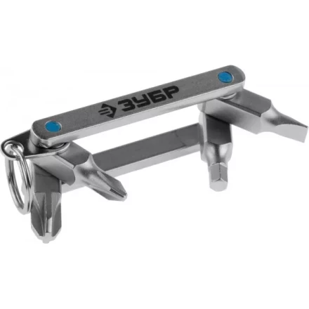 Мультитул ЗУБР&quot;ЭКСПЕРТ&quot;для горнолыжного и сноубордического снаряжения,суперкомпактный, HEX,SL 5 мм,PH №2,PZ № 3,4-в-1 27427-H4 купить в Нягани